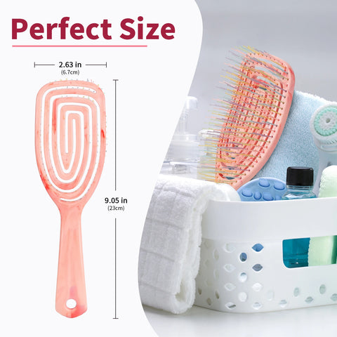 Vented Detangling Brush for Pain Free Brushing on All Wet or Dry Hair Types Durable Anti-Static Bristles Lightweight Handle Comb