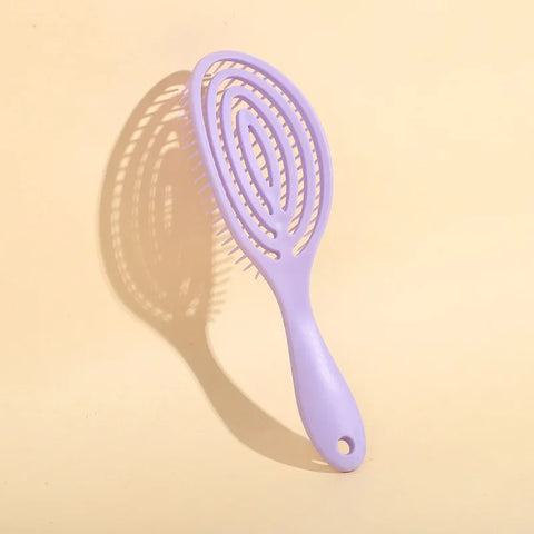 Massage Hair Comb Salon Wet Hair Brush Women Hairdressing Styling Hair Tools Anti Detangling HairBrush Wet Dry Dual Purpose Comb