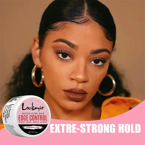 LOKMIO 50g edge control 24 Hour Extra Hold Hair Gel Pomade Broken Hair Finishing Styling Cream Smooth Anti-Frizz Wax