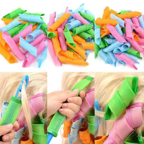 18Pcs Set Magic Hair Curler Wave Formers Hair Accessories Hair Rollers DIY Hair Styling Tool for Women