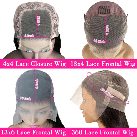 13x6 Glueless Burgundy 99J Lace Front Wig Pre Plucked Brazilian Bleached Red Colored Straight Lace Frontal Wig 100% Human Hair