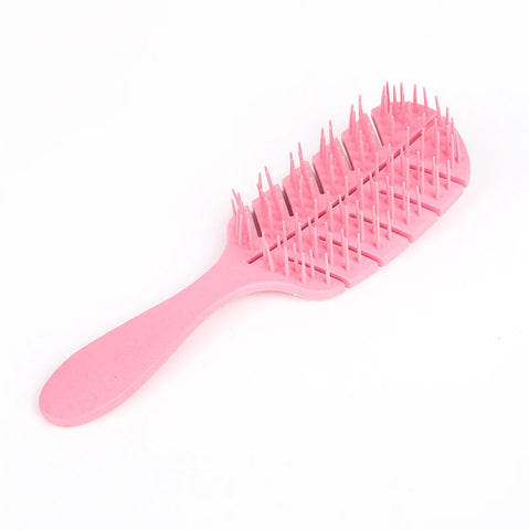Square Vent Hair Scalp Massage Comb Hair Brush Anti-static Wet Dry Curly Detangler Hairbrush Nylon Salon Hair Styling Tools