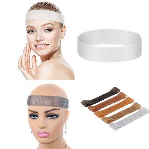 Elastic Silicone Grip Wig Adjustable Fix Seamless Band Headband Non Slip Wigs Hold Transparent Headband