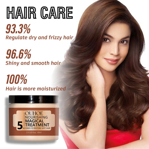 Coconut Oil Nourishing Hair Mask Magical Treatment Deep Conditioner Moisturizer Scalp Split Ends Repair Anti Frizz Hair Mask