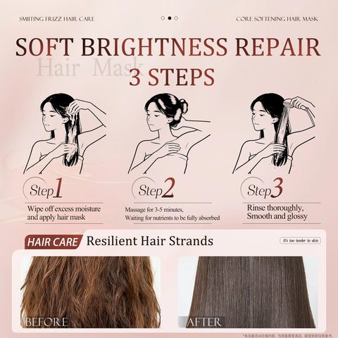 Keratin 500ml Conditioner Hair Mask for Hair Damage Restore Caviar Mask Shampoo for Dry Hair Anti Frizz Treatment Moisturizing