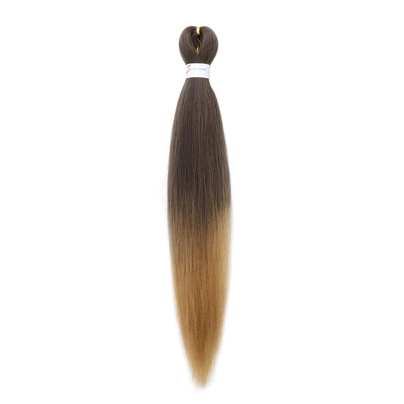 WIGSIN 20Inch Synthetic Pre Stretched Yaki Ez Box Braiding Hair for Women Hair Extension