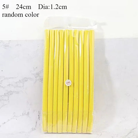 10pcs Flexible Hair Curling Rod Hair Curler Makers Soft Foam Bendy Twist Curls Flexi Rollers Styling Tools Hair Roller No Heat
