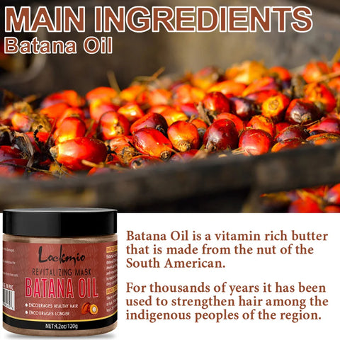Natural Batana Oil Butter Revitalizing Hair Mask Healthy and Strengthen Hairs Moisturizing Nutritious Root Scalp Hair Care Cream