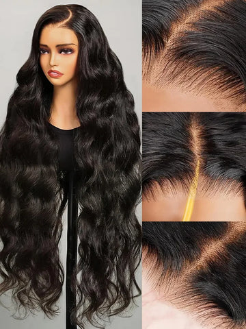 Wear Go HD 250 Density 13x6 Body Wave Lace Frontal Human Hair Wig 30 40 Inch 13x4 Lace Front Wigs Brazilian 5x5 Closure Glueless