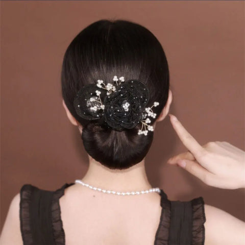 Deft Bun Hair Bands Women Knotted Wire Headband Twist Maker Print Hair Tool