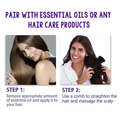 New 5-Piece Hair Styling Tools Kit Curly/Normal with Octopus Brush Detangler Combs Tail Comb Edge Brush and Bristle Brush Unisex