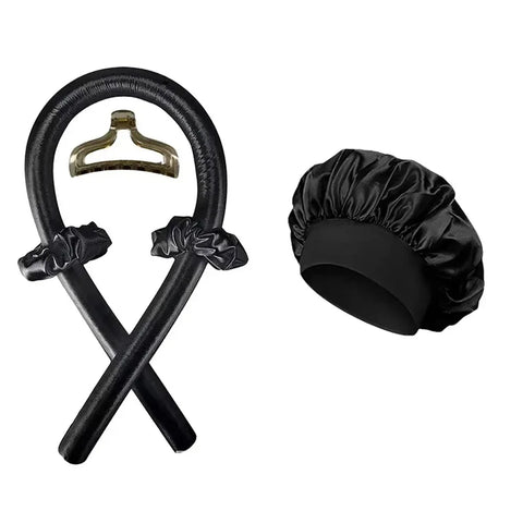 Heatless Curling Rod Night Cap No Heat Ribbon Lazy Hair Curlers Headband Hair Rollers Sleeping Soft Headband Hair Styling Tools