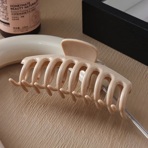2/4Pcs Women Hair Claw Clip Cross Matte Hairpin Fashion Hairgrips Large Hair Claw Crab Clips Girls Korean Hair Accessories