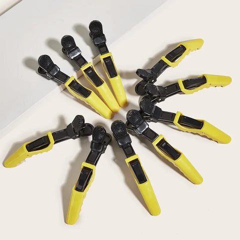 6/10pcs Plastic Hair Clips for hair 11.5CM Hairdressing Clamps Claw Section Alligator Hair Clips Hair Styling Accessories