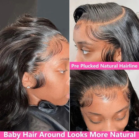 250 Density Body Wave 13x6 Hd Lace Frontal Wig Human Hair 4x4 13x4 Hd Pre Plucked Lace Wigs For Women 360 Lace Front Hair Wigs