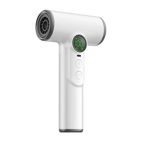 USB rechargeable wireless hair dryer with hot air cordless portable suitable for dormitories for students with strong wind power