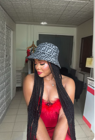 E4- Two Strand Twist Wig with Bucket Cap