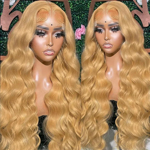 Chocolate Brown Lace Wig with Baby Hair Reddish Brown Colored 13x4 HD Body Wave Lace Front Wigs For Women Synthetic Glueless Wig