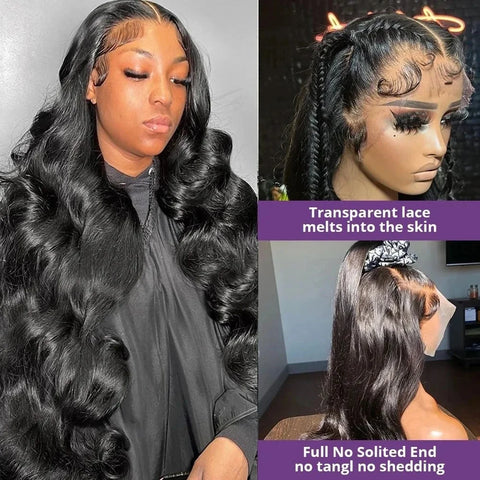 250 Density Body Wave 13x6 Hd Lace Frontal Wig Human Hair 4x4 13x4 Hd Pre Plucked Lace Wigs For Women 360 Lace Front Hair Wigs