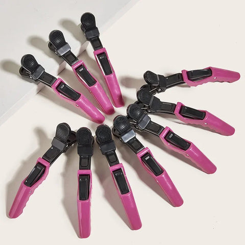 6/10pcs Plastic Hair Clips for hair 11.5CM Hairdressing Clamps Claw Section Alligator Hair Clips Hair Styling Accessories