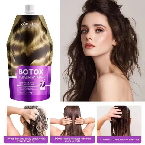 Magical Keratin Hair Mask 5 Seconds Repair Damaged Frizzy Hair Soft Smooth Shiny Nutrition Deep Moisturize Nourishing Hair Care