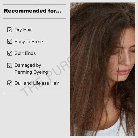 PURC Coconut Oil Hair Mask Smoothing Straightening Keratin Hair Treatments Nourish Repair Damaged Frizz Masks Hair Care Products