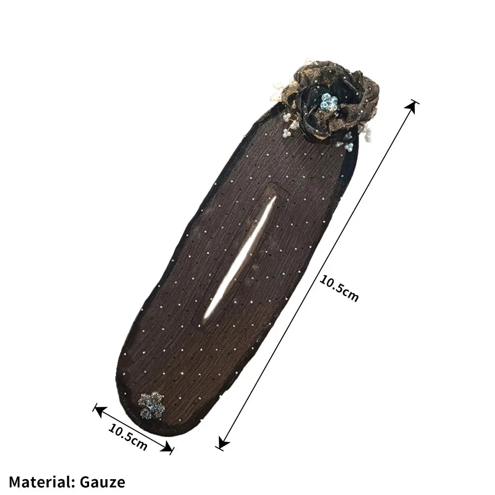 Deft Bun Hair Bands Women Knotted Wire Headband Twist Maker Print Hair Tool