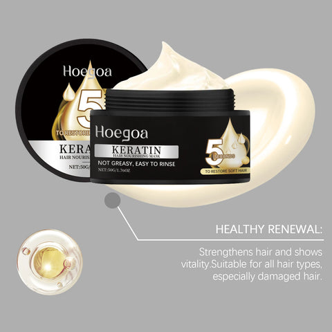 Keratin Hair Mask Treatment  Salon Quality Intensive Repair For Damaged Hair Smooth Frizz Control Hydrating Shine Boost