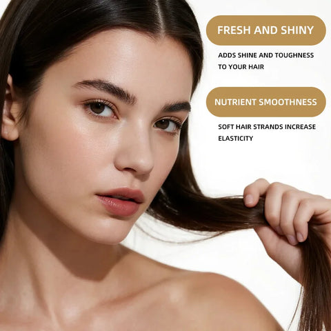 YUITIKUE Collagen Hair Mask - Deeply repairs damaged hair, 72-hour fragrance, oil-free moisture, controls frizz.