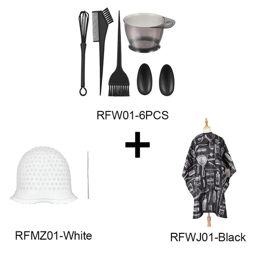 Colour Bowl Hairdressing Black Professional Hairdressing Bowl for Hair Dying Dyeing Bowl To Paint Hair Hairdressing Paints RFW01