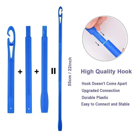 Heatless Hair Roller Spiral Hair Curlers Magic Curls Hair Rollers with Hooks No Heat Hair Curlers DIY Curly Hair Styling Kit