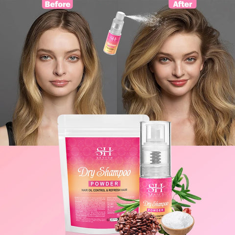 Dry Shampoo Powder Spray Instant Oil Control Fluffy Increase Hair Volume Dry Hair Powder Absorb Hair Grease Styling Powders