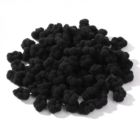 100Pcs Children Elastic Hair Bands Girls Colorful Hair Ties Ponytail Holder Rubber Bands Small Scrunchie Kids Hair Accessories
