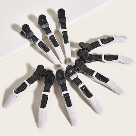 6/10pcs Plastic Hair Clips for hair 11.5CM Hairdressing Clamps Claw Section Alligator Hair Clips Hair Styling Accessories