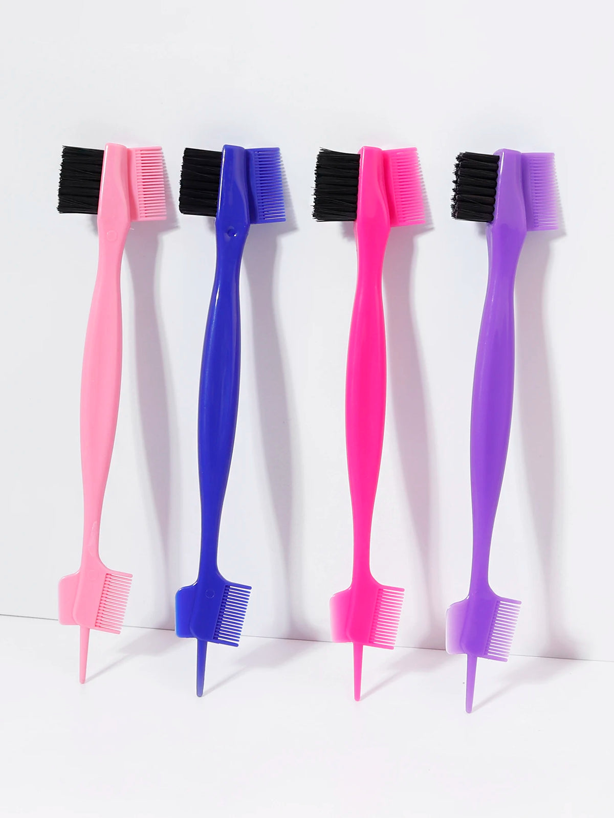 1/4pcs edge control brush comb, used for combing and cutting hair on the edges and back of women, special for real hair wigs