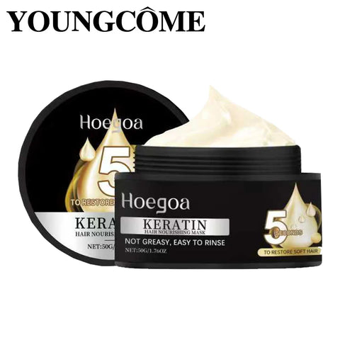 Keratin Hair Mask Moisturizer Conditioner Soft Smooth Frizz Damaged Repair Damaged Hair Restore Shine Hair Mask