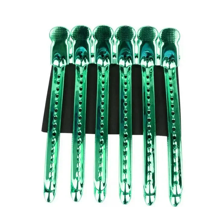 12pcs Alligator Hair Clips Hairdressing Clamps Claws Barber Sectioning Clip Crocodile Hairpin Hair Styling Tools pince cheveux