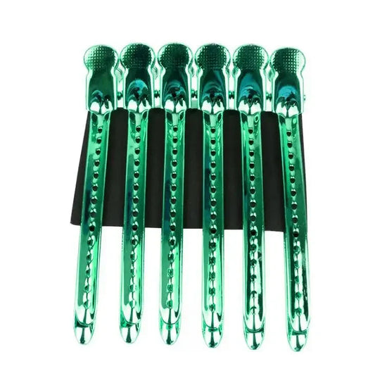 12pcs Alligator Hair Clips Hairdressing Clamps Claws Barber Sectioning Clip Crocodile Hairpin Hair Styling Tools pince cheveux