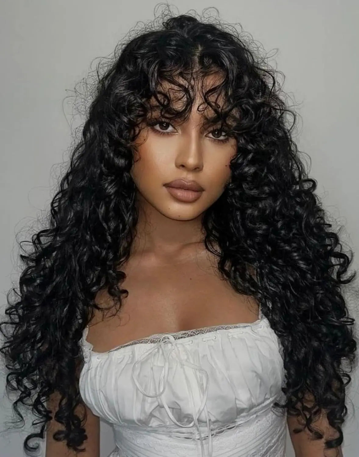 Straight Human Hair Wigs With Bangs Full Machine Made Wig Cheap Brazilian Hair Wigs Short Bob Wigs 250 Density Wigs