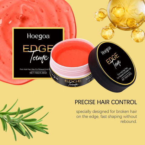 Flyaways Control Hair Gel Wax Styling Balm For Frizz Taming And Edge Styling Natural Shine Non Greasy Formula For Men And Women