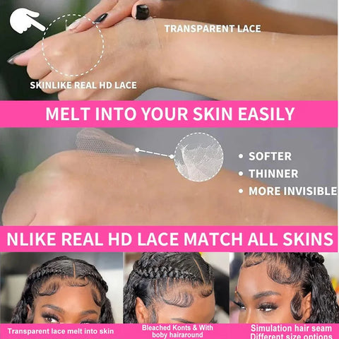 HD 13x6 Deep Curly Lace Front Wig 100% Human Hair Wigs 13x4 Loose Deep Wave 30 32 Inch Transpaent Lace Frontal Wig Pre Plucked