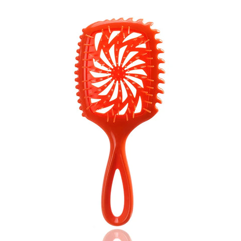 1 Pack WANMEI Detangling Hair Brush- Effortless Tangle Free-Ideal for Natural Curly Straight Wet Dry  Damaged Hair for Women Men