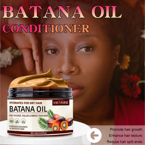 Batana Oil Hair Conditioner Smoothing Nourishing Repair Moisturizing Reduce Split Ends Frizz Enhance Texture Vitamin E Hair Care
