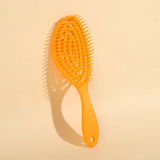 Massage Hair Comb Salon Wet Hair Brush Women Hairdressing Styling Hair Tools Anti Detangling HairBrush Wet Dry Dual Purpose Comb
