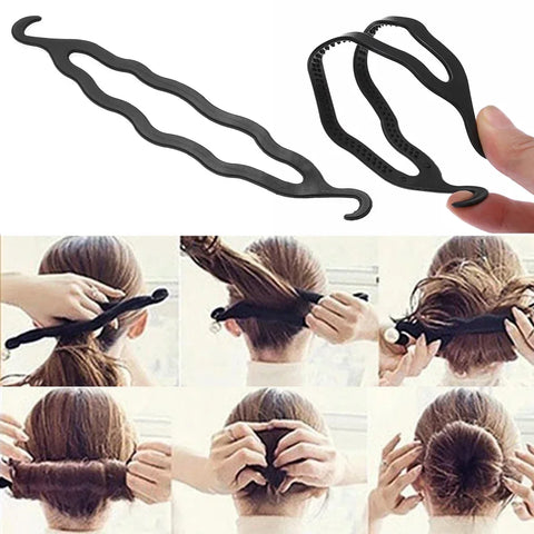 Hair Braid Tool Hairpin Hairclip Bun Roller Maker Twister Curler Ponytail Portable Headwear DIY Styling Accessories Tools волос