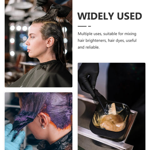 1Set Hair Coloring Brush Set Reusable Thickened Mixing Bowl Salon Tool Hair Dye Mixing Bowl Brush Kit Salon Supplies