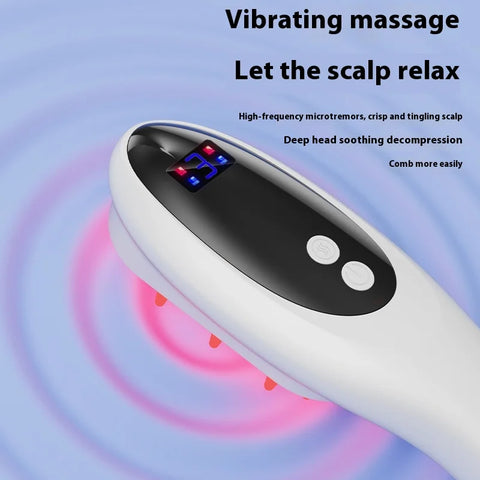 New Electric Massage Comb Scalp Meridian Comb Vibration Health Care Red Light Hair Health Care Comb Hair Care Comb Source
