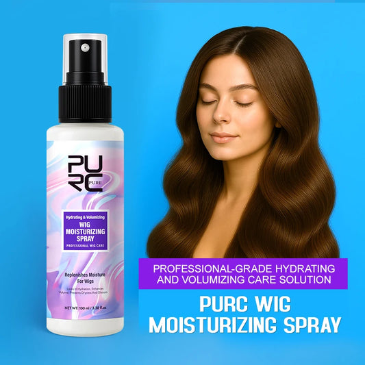 PURC Wig Leave-In Hair Conditioner Spray Moisturizing Keratin Smoothing Repair Frizz Damaged Hair Care 100ml/3.38 fl.oz