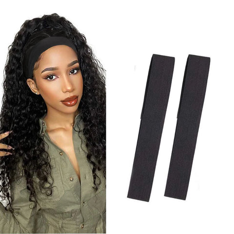 1Pieces Wig Band Lace Melting Band Adjustable Wig Elastic Bands Wig Edge Wrap Band for Laying Edges Keep Wigs in Place