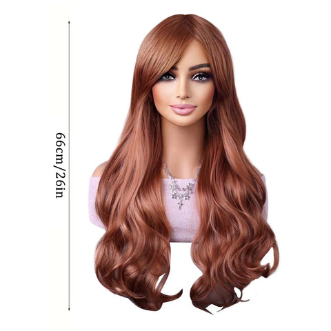 High-temperature Silk Wig Natural Realistic Super Light Fake Wig For Cool Women Girl Party Cosplay Wig Everyday Fashion Modeling
